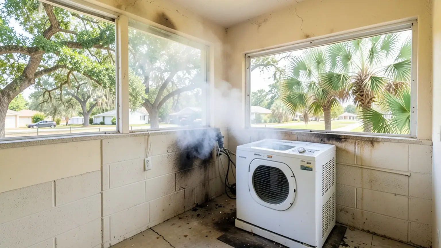Appliance Fire Smoke Residue Florida Claim Guide. body image 1