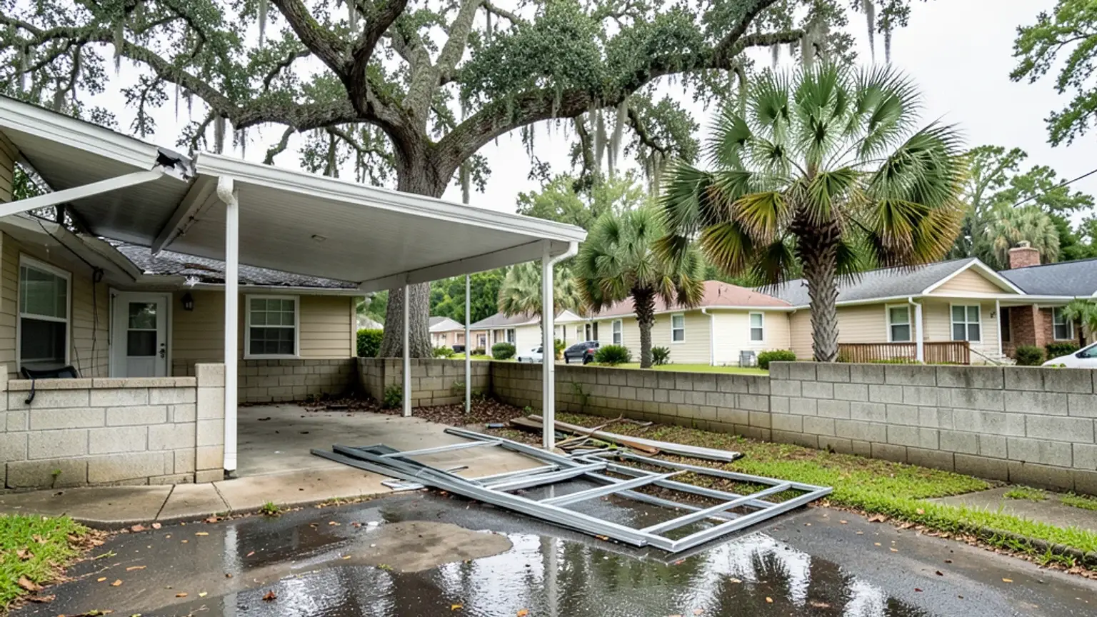 Lightning Pool Equipment Florida Claim Guide. body image 1