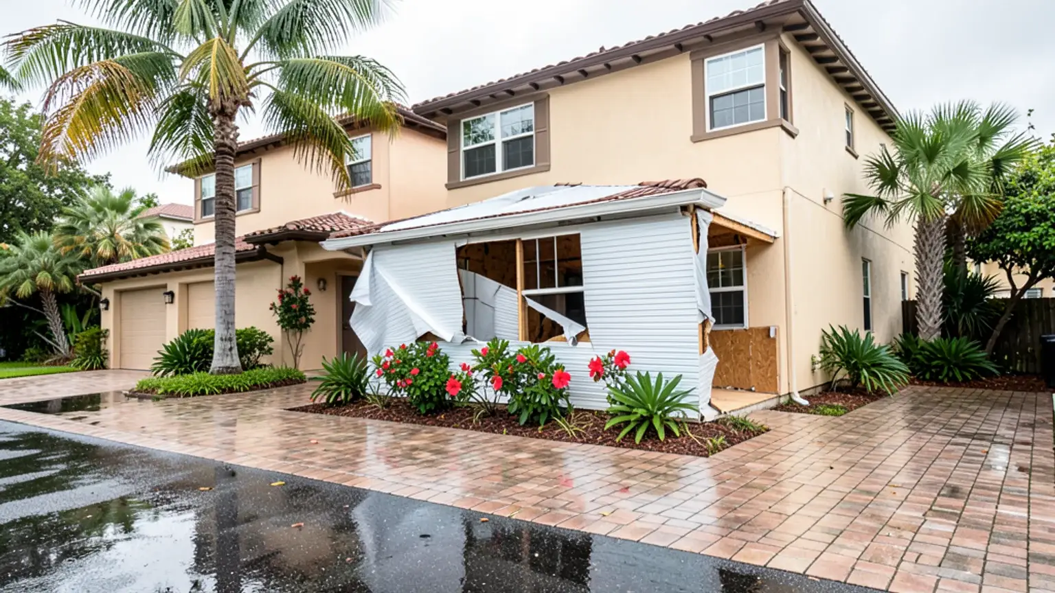 Storm damage discovered months after the storm. body image 1