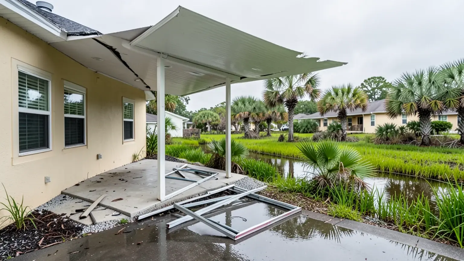 Lightning damage without direct strike to my home. body image 1