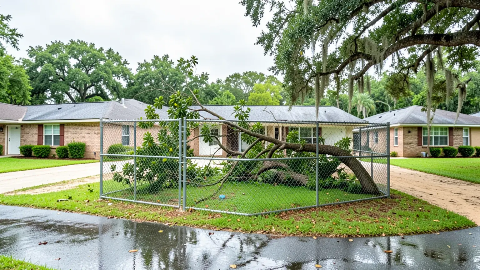 Tree on Detached Garage Florida Claim Guide. body image 1