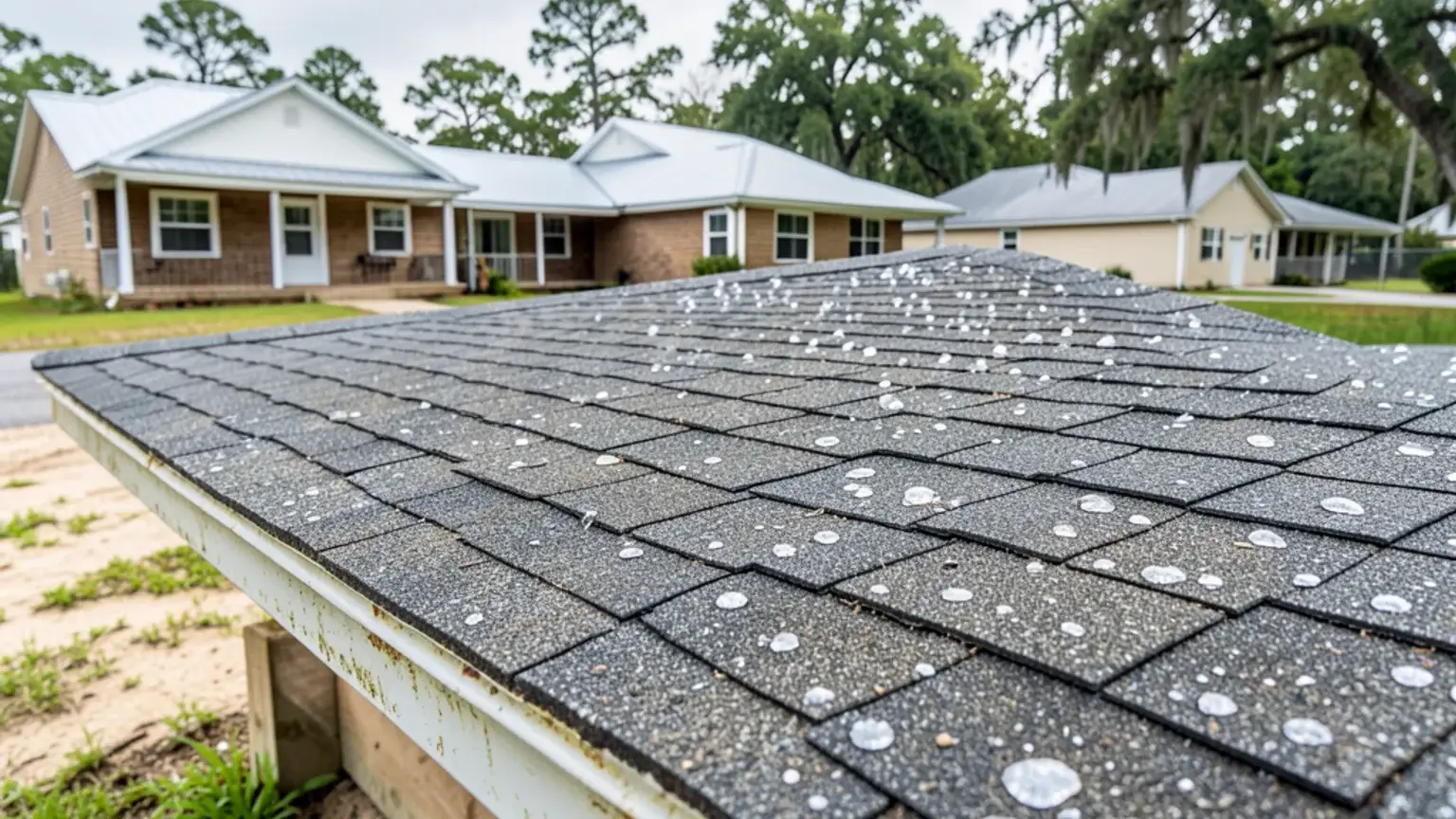 Hail Damage to Pool Screen Florida Claim Guide. body image 1