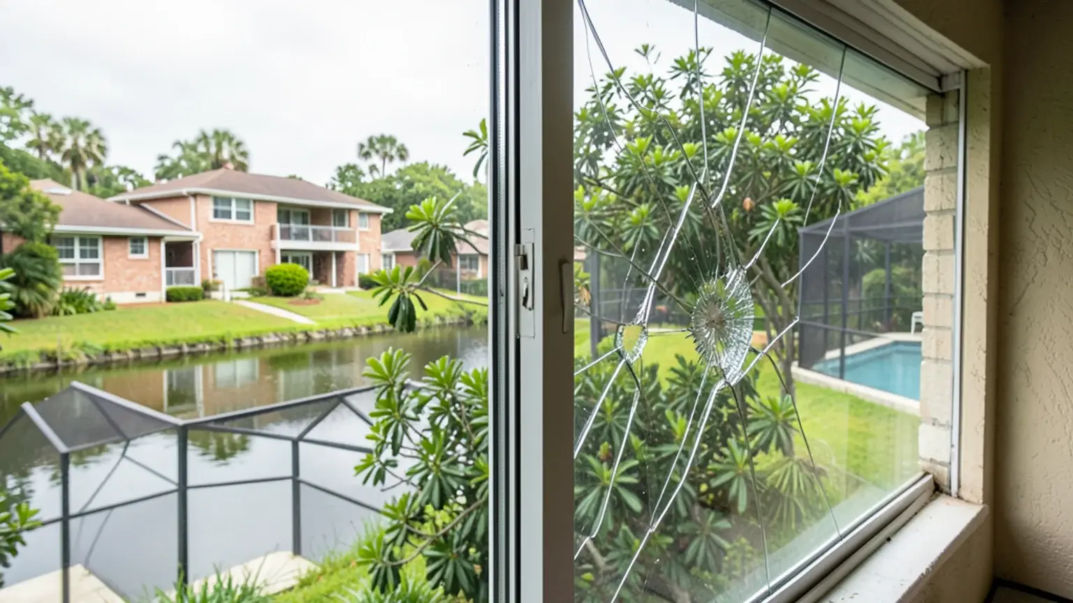Hurricane Impact Window Failure Florida Claim Guide. body image 1