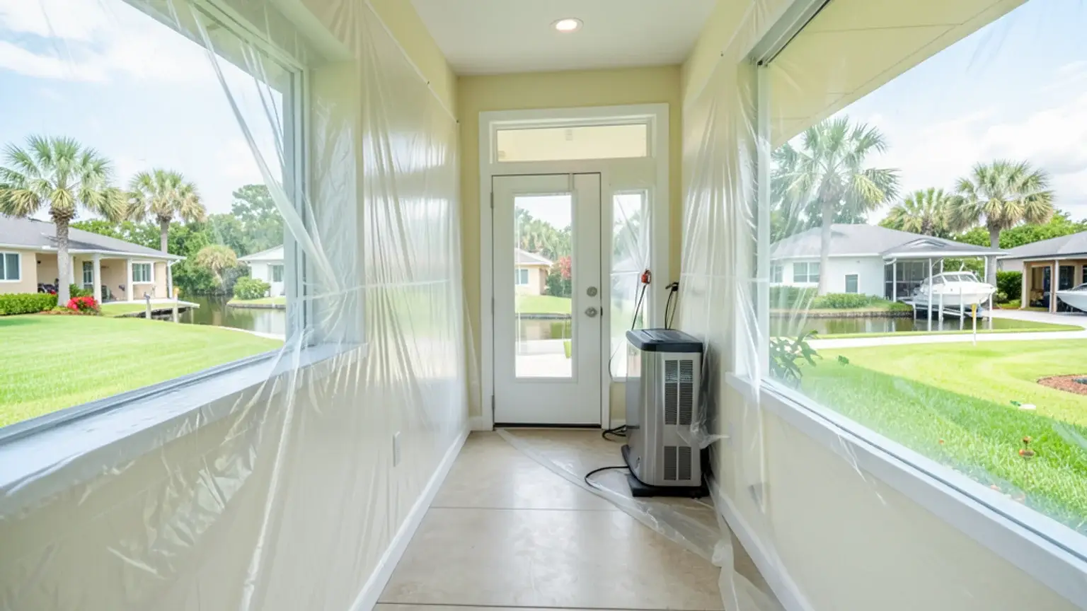 Melbourne lightning damage: HVAC full-replacement approved. body image 2