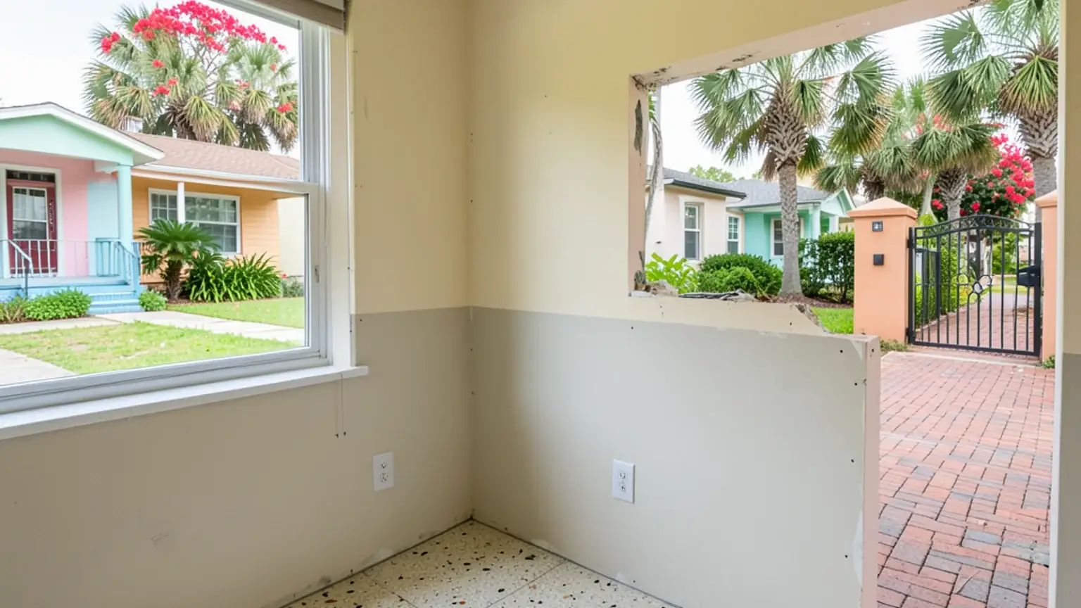 Lakeland AC condensation claim: covered as sudden discharge. body image 2